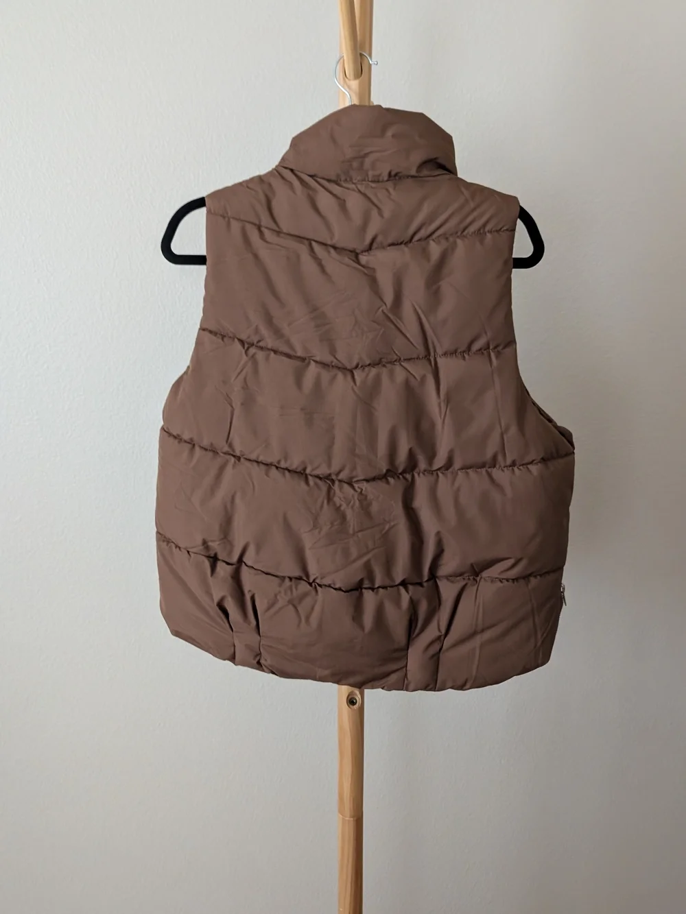 Brown Puffer Vest - Picture 2 of 4